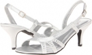 Silver Satin Annie Link for Women (Size 9.5)