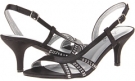 Black Satin Annie Link for Women (Size 6)