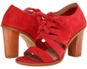 Red Nubuck Frye Sofia Tie On for Women (Size 6.5)