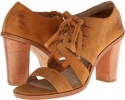 Camel Nubuck Frye Sofia Tie On for Women (Size 6)