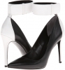 Black/White Leather Enzo Angiolini Fastir for Women (Size 10)