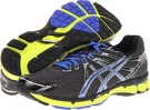 Black/Brilliant Blue/Lime ASICS GT-2000 for Men (Size 12)