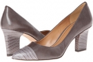 Grey Leather/Croco Nine West Mindijo for Women (Size 10)