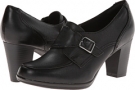 Black Leather Clarks England Brynn Poppy for Women (Size 5.5)