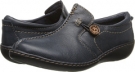 Navy Leather Clarks England Ashland Glow for Women (Size 10)