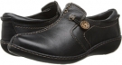 Black Leather Clarks England Ashland Glow for Women (Size 5.5)