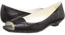 Black Mini Lizard Synthetic Anne Klein Janine for Women (Size 7)