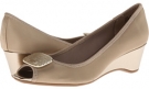 Light Taupe Fabric Anne Klein Nibble for Women (Size 5.5)