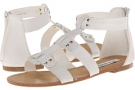 White Leather Steve Madden Saage for Women (Size 9.5)