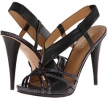 Black/Black Leather Nine West Allysse for Women (Size 5.5)