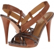 Light Brown/Natural Leather Nine West Allysse for Women (Size 5.5)