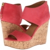 Orange Nubuck Nine West Caswell for Women (Size 8)