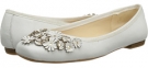 White Leather Nine West Sweettea for Women (Size 5)