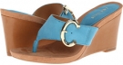 Blue Nubuck Nine West Elizabell for Women (Size 6)