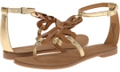 Gold/Natural Y Nine West Saddie for Women (Size 5)