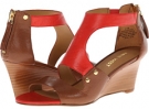 Light Brown/Orange Leather Nine West Rooster for Women (Size 6)