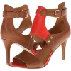 Light Brown/Orange Leather Nine West Izzywizzy for Women (Size 7)