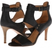 Black Leather Nine West Izzywizzy for Women (Size 8.5)