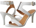 White Leather Nine West Izolla for Women (Size 6)