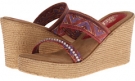 Red Multi Sbicca Bellary for Women (Size 10)