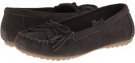 Charcoal Minnetonka Kathleen Kilty Moc for Women (Size 11)