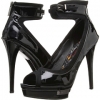 Black PU 2 Lips Too Too Profile for Women (Size 6)