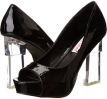 Black PU 2 Lips Too Too Sunland 14 for Women (Size 7)