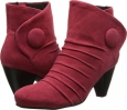 Red Ecco Suede Vaneli Jillian for Women (Size 5)