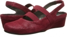 Red Miniliz/Mtch Elastic Vaneli Molly for Women (Size 8.5)