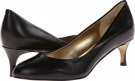 Black Leather Nine West Sonia for Women (Size 9.5)