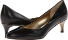 Black Leather Nine West Sonia for Women (Size 6)