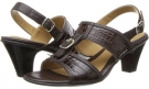 Brown Crocodile EuroSoft Madasyn for Women (Size 6)