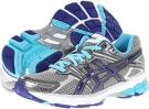 Titanium/Iris/Turquoise ASICS GT-1000 for Women (Size 5)