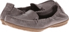 Light Grey Leather Hush Puppies Ceil Slip-On for Women (Size 7.5)