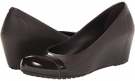 Espresso/Espresso Crocs Cap Toe Wedge for Women (Size 7)