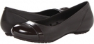 Espresso/Espresso Crocs Cap Toe Flat for Women (Size 10)