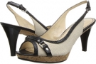 Natural/Black Fabric Nine West Kylie for Women (Size 10)