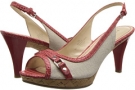 Natural/Red Fabric Nine West Kylie for Women (Size 7.5)