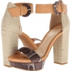 Natural/Taupe Combo Brazilian Snake Jessica Simpson Kaelani for Women (Size 7)