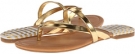 Gold Liquid Metallic Jessica Simpson Rorie for Women (Size 6)