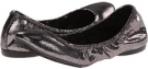 Gunmetal Calvin Klein Preila Crackled Met for Women (Size 8.5)