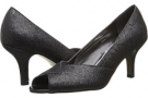 Black Glitter Easy Street Ravish for Women (Size 6)