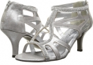 Silver w/ Stones Easy Street Flattery for Women (Size 5.5)