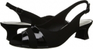 Black Suede/Patent Easy Street Gwen for Women (Size 5.5)