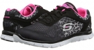 Black/Gray SKECHERS Flex Appeal - Serengeti for Women (Size 6)