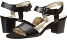 Black Leather Anne Klein Petrona for Women (Size 10.5)