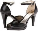 Black Mini Lizard Anne Klein Elane for Women (Size 8)