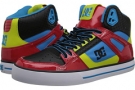 Red/Blue DC Spartan Hi WC for Men (Size 8)