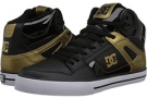 Black/Metallic Gold DC Spartan Hi WC for Men (Size 11)