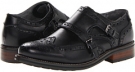 Black Leather Steve Madden Exec for Men (Size 7)